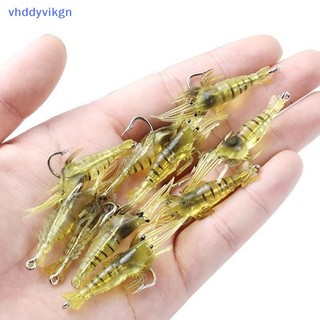 Set 10 mồi câu cá giả hình tôm dạ quang