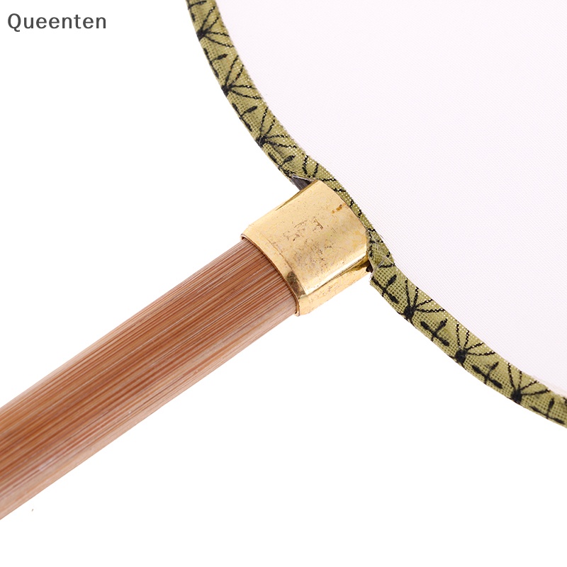 Quạt Cầm Tay Màu Trắng Thanh Lịch DIY QT