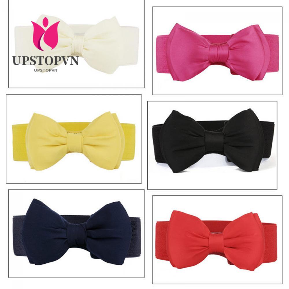 Thắt Lưng Co Giãn Phối Nơ Thời Trang Cho Nữ