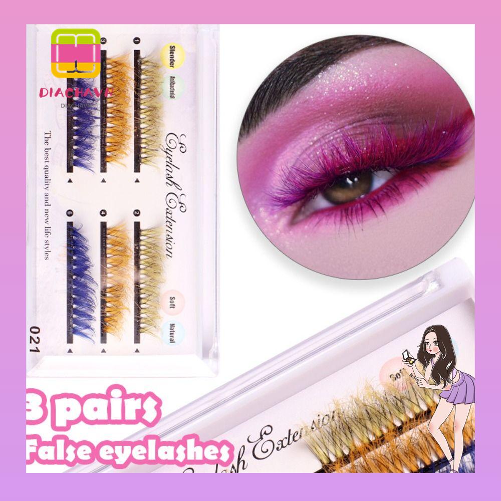 DIACHAVN Lông Mi Giả Bằng Lông Chồn Nhân Tạo Dài Và Dày Handmade Dành Cho Nữ
