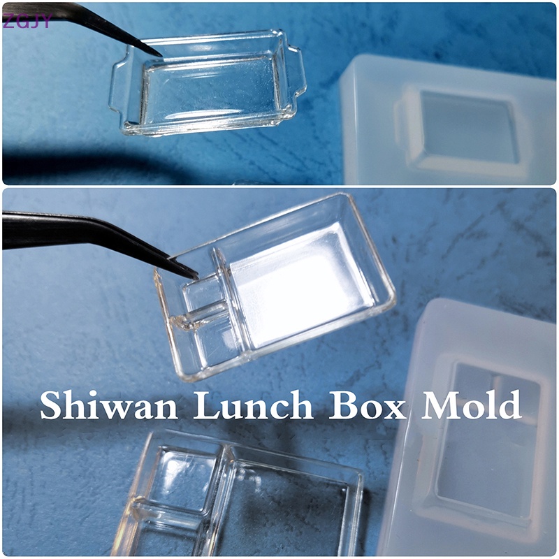 Khuôn Silicon Tạo Hình Hộp Cơm Cho Nhà Búp Bê Tỉ Lệ 1: 12 Mới