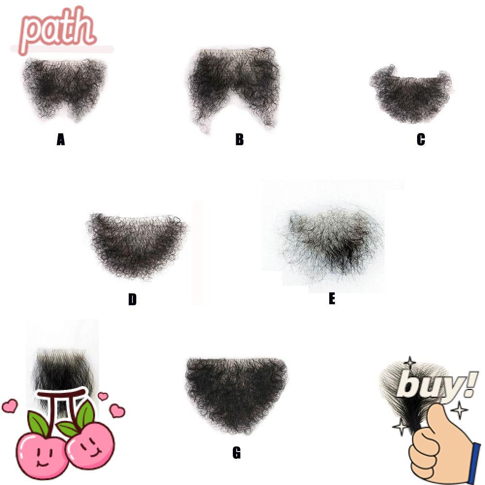 PATH Miếng Dán Giả Sợi Tự Nhiên Làm Thủ Công Dùng Trang Trí Tóc