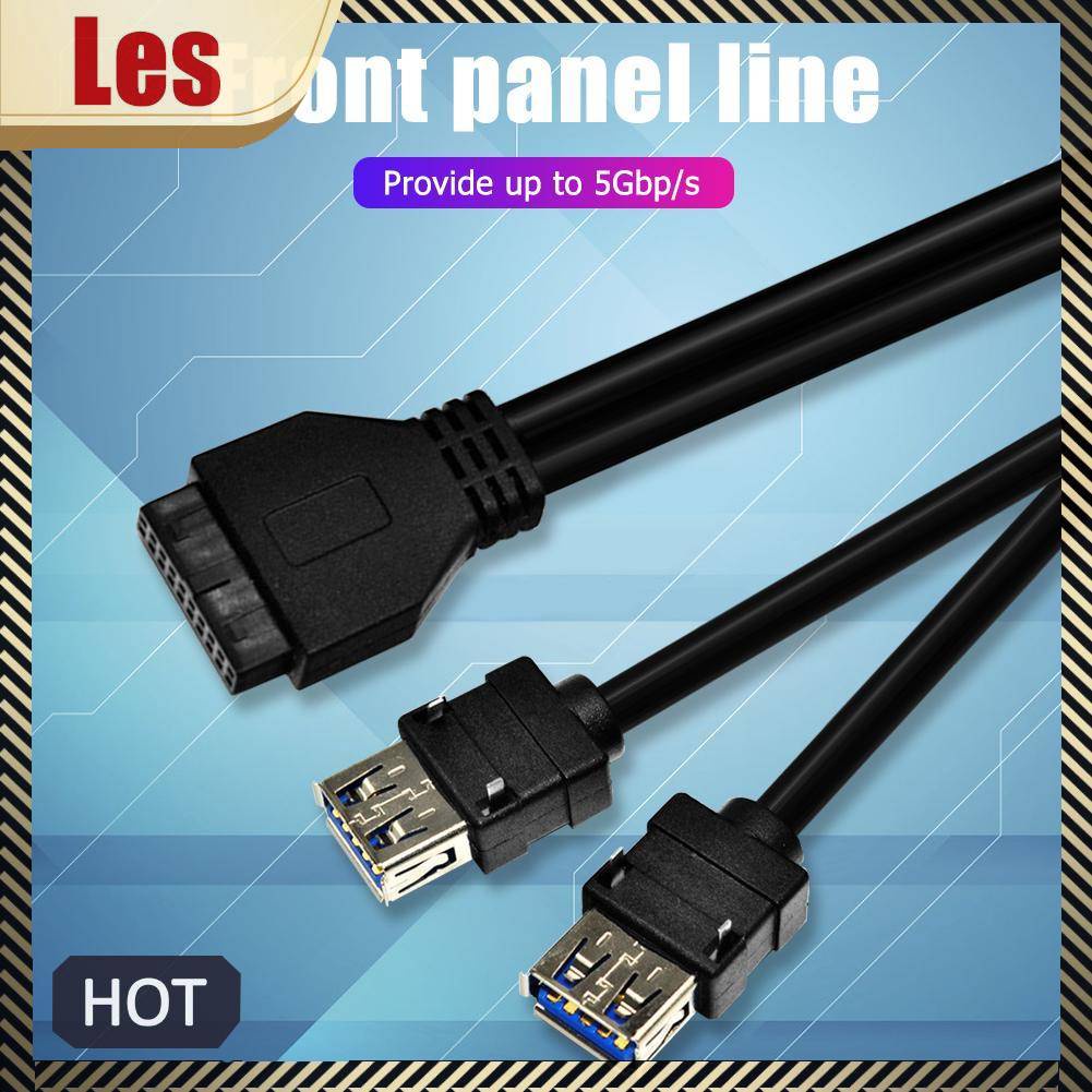 Cáp ChuyểN ĐổI PhíA TrướC 20Pin Sang 2 CổNg USB 3.0 Cho PC