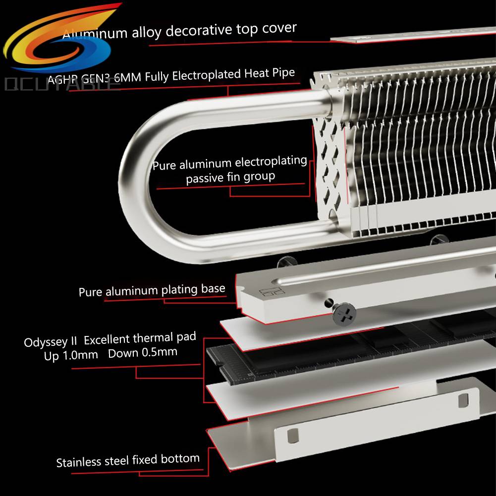 Bộ Tản Nhiệt M.2 HR-09 2280 Chất Lượng Cao