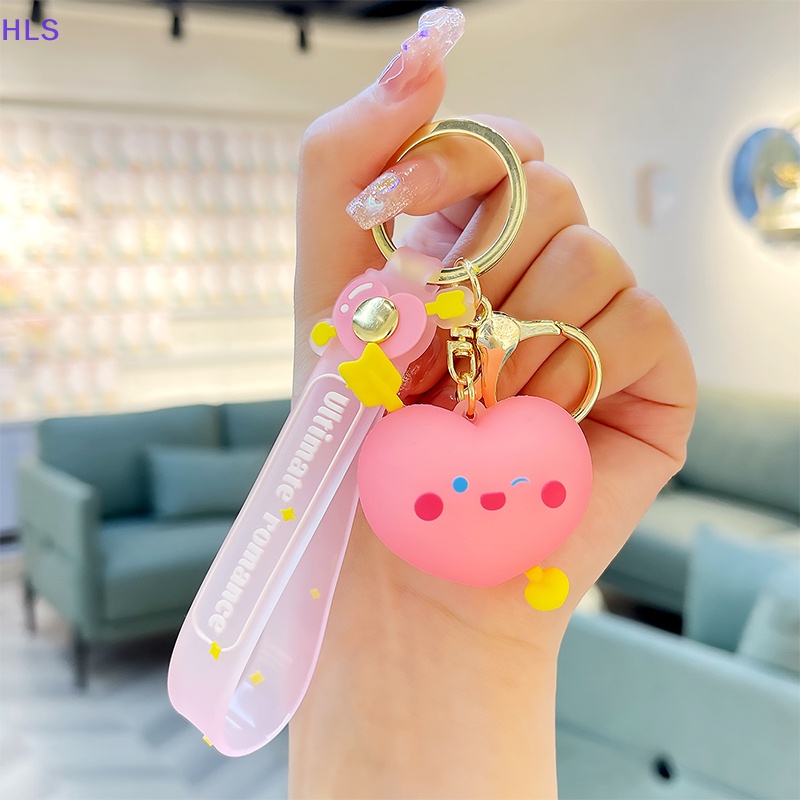 Móc Chìa Khóa Bằng Cao Su Mềm Hình Mũi Tên Hoạt Hình Sáng Tạo Dễ Thương