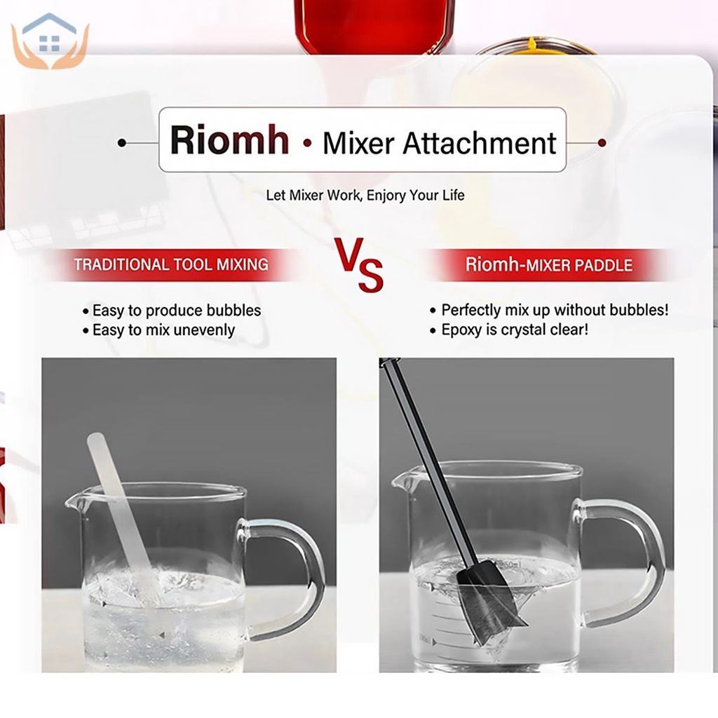 Máy Khuấy Resin Epoxy Cầm Tay 4 Cây Khuấy Cho Minimizing SHOPTKC5034