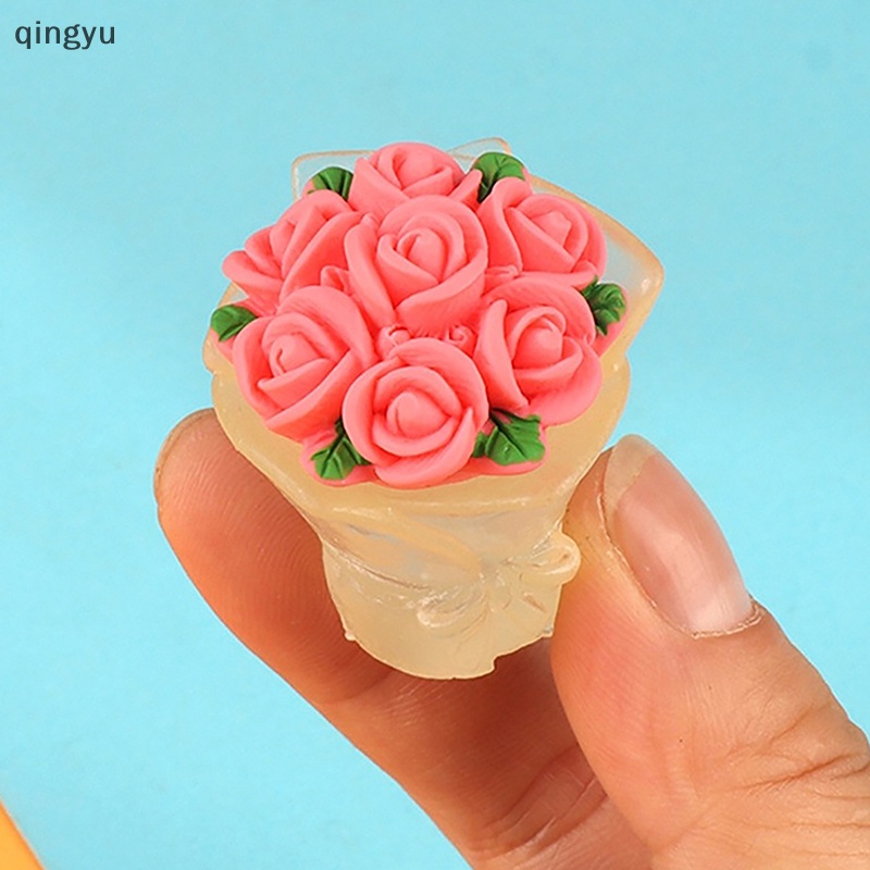 1 Bó Hoa Hồng Mini Phát Sáng Nhiều Màu Sắc Dùng Trang Trí Tiểu Cảnh