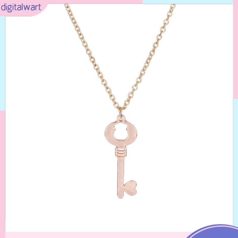 Vòng cổ Xích Mặt Hình Trái Tim / Gấu Dễ Thương Cho Nữ