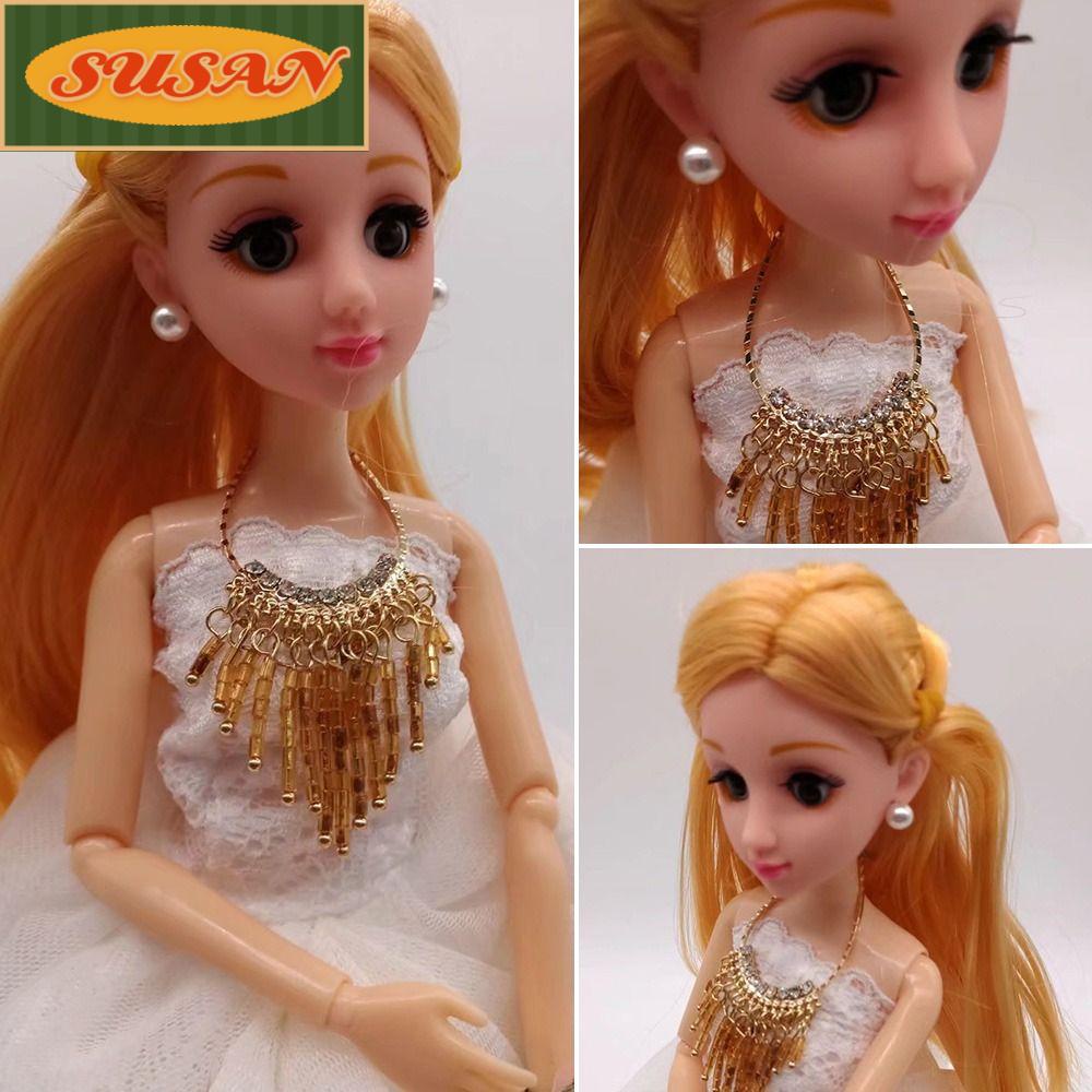 SUSANS Set 10 Kẹp Tóc Thời Trang Cho Búp Bê Tỉ Lệ 1 / 6 1 / 3 1 / 12