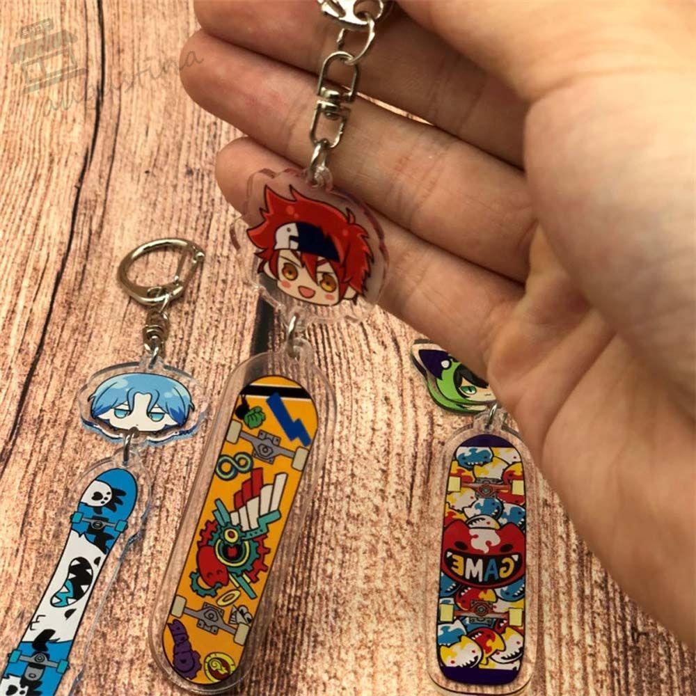 AUGUSTINA Móc Khóa Acrylic Hình Nhân Vật Anime Hasegawa Reki Kyan Dễ Thương