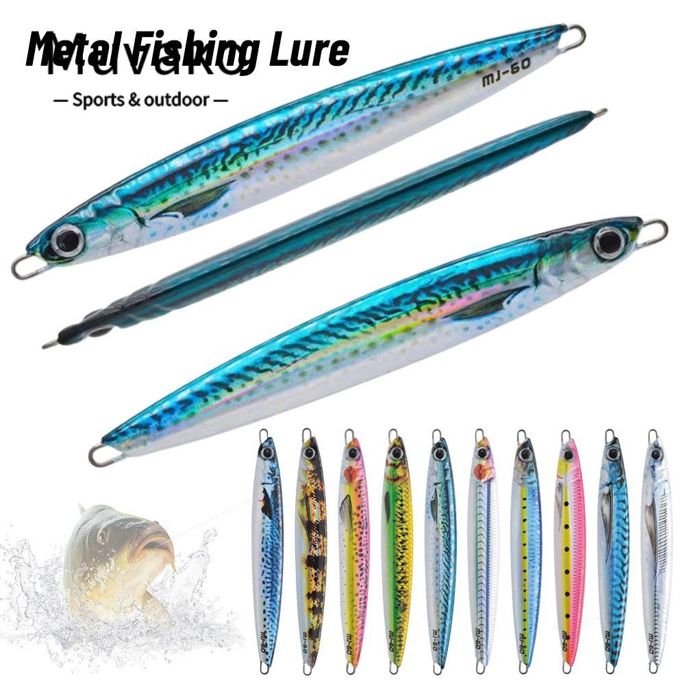 MUVAKO Mồi Câu Cá Giả Bằng Kim Loại 40g 105mm In 3d Nhiều Màu Sắc