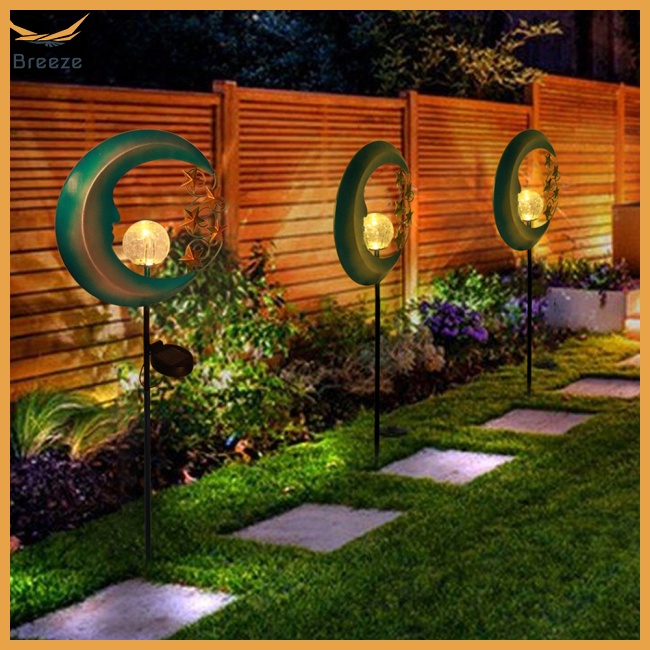 Đèn Led Trang Trí Sân Vườn Hình Mặt Trăng Sử Dụng Năng Lượng Mặt Trời