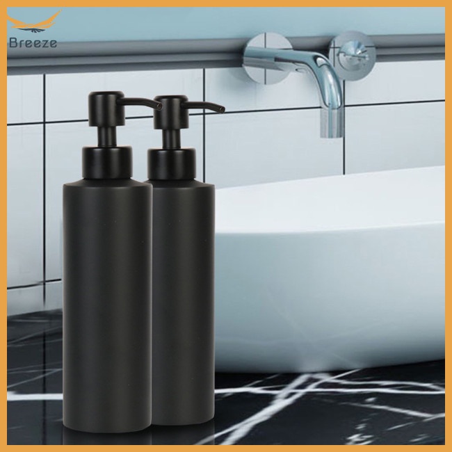 Bình Đựng Xà Phòng Rửa Tay 350ml Bằng Thép Không Gỉ 304 Dành Cho Nhà Bếp Phòng Tắm