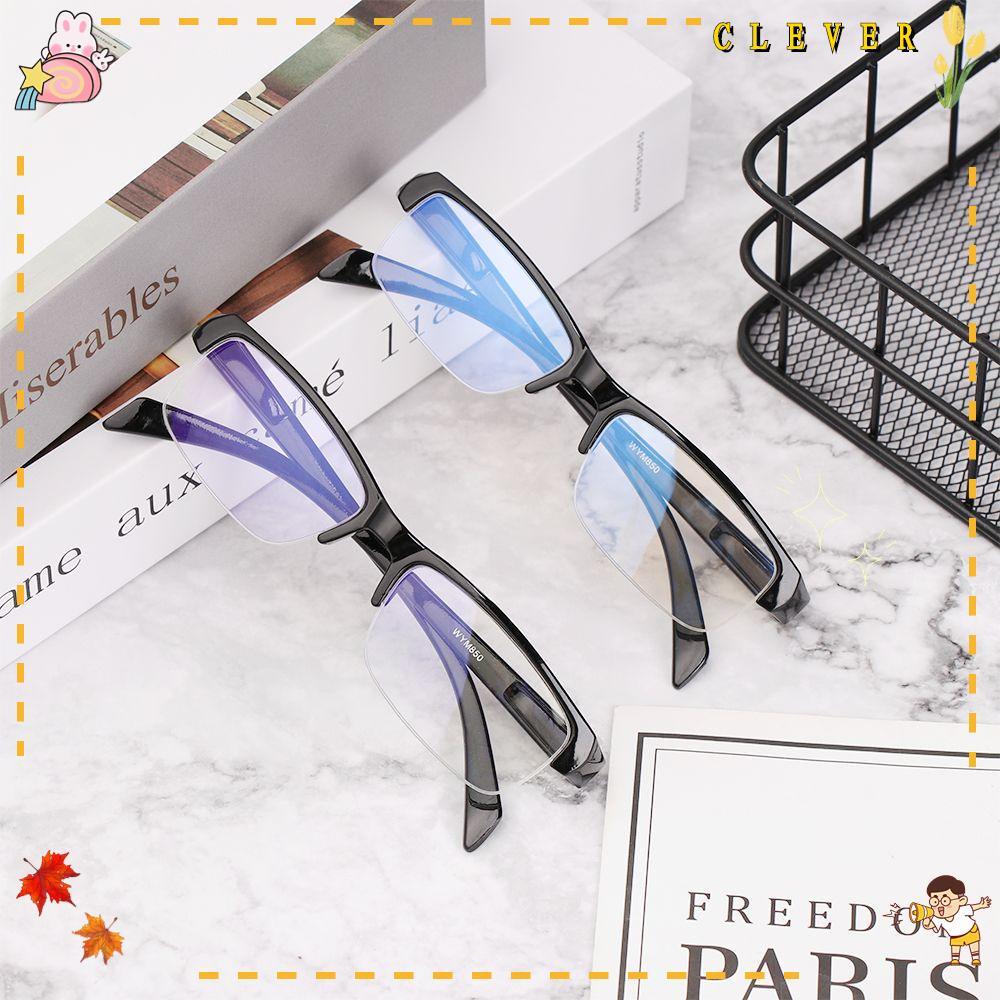 CLEVER Mắt Kính Nửa Gọng Thời Trang Dành Cho Cả Nam Và Nữ