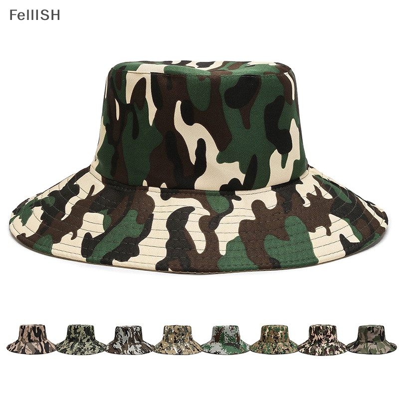 Mũ Vành Rộng Họa Tiết Rằn Ri Thoáng Khí Thời Trang Mùa Hè Cho Nam 439br