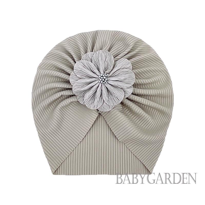 / / Mũ Trùm Đầu Turban Thắt Nút Hoa Lớn Dễ Thương Cho Bé