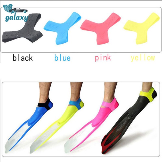 Galaxy 1 Cặp Đai Silicon Bảo Vệ Mắt Cá Chân Nhiều Màu Sắc Tiện Dụng Khi Đi Bơi