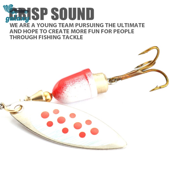 Galaxy Set 10 Mồi Giả Nhử Cá Bằng Kim Loại Cứng Kèm Móc Câu Ba Tiêu