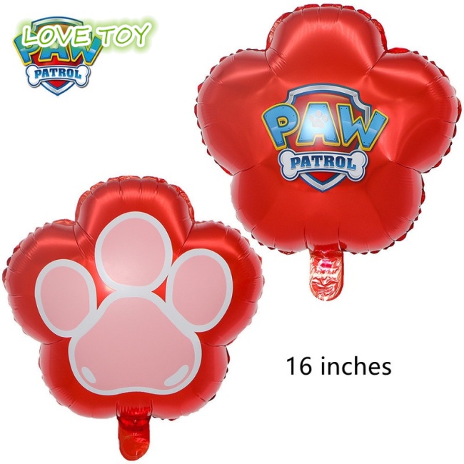 Bộ Bong Bóng Hình Paw Patrol Trang Trí Tiệc
