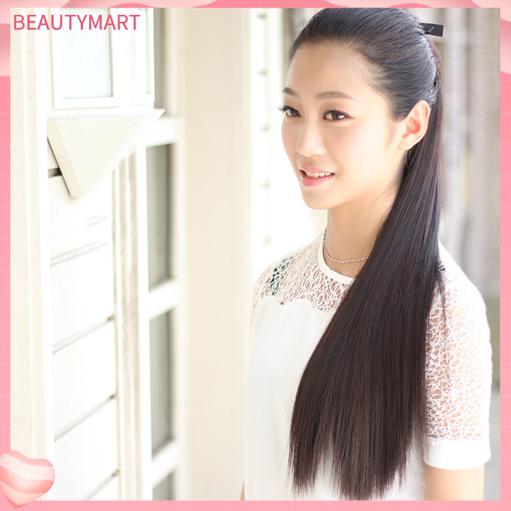 Tóc Giả Thẳng Dài Tự Nhiên Chịu Nhiệt Độ Cao Cho Nữ