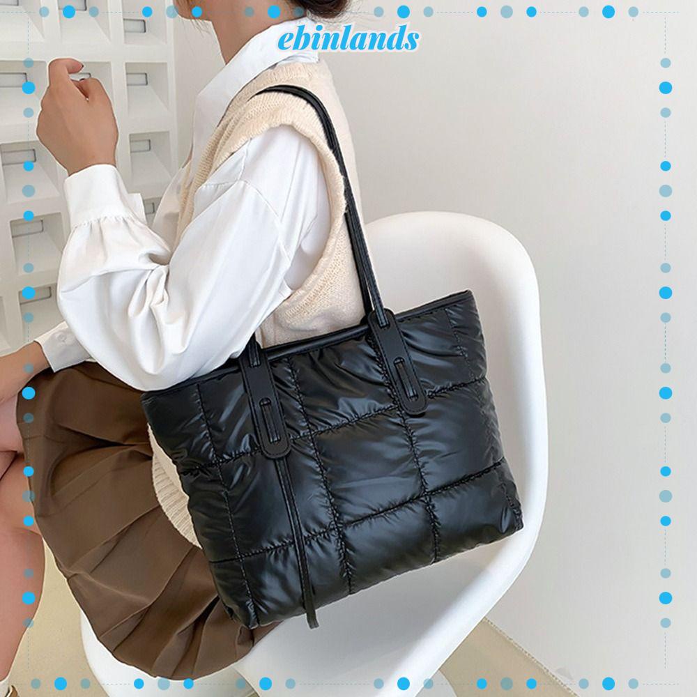 Túi Xách Cỡ Lớn Bằng Cotton Màu Đen Thời Trang Cho Nữ