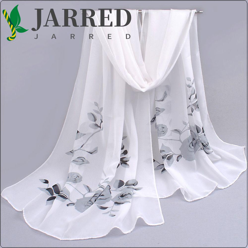 JARRED Khăn Choàng Nữ, In Hoa Hồng, Mềm Mại