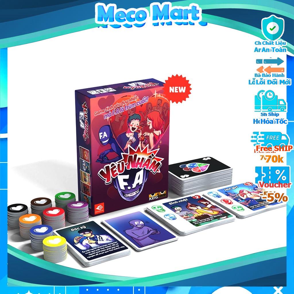 YÊU NHẦM FA 2023- Party Game Yêu Nhầm F.A Chính Hãng, Game Thẻ Bài Cực Hay Cho Giới Trẻ -Đồ Chơi MecoMart