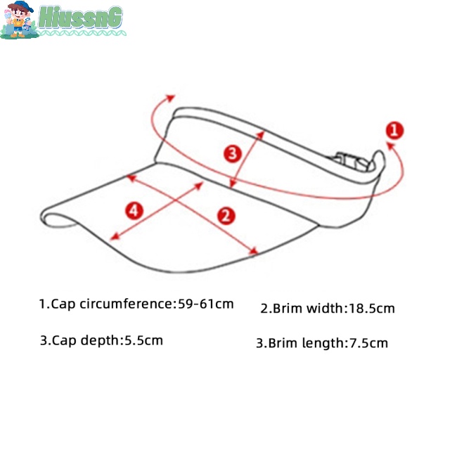 Mũ Lưỡi Trai Màu Sắc Tương Phản Thời Trang Mùa Hè Cho Nam