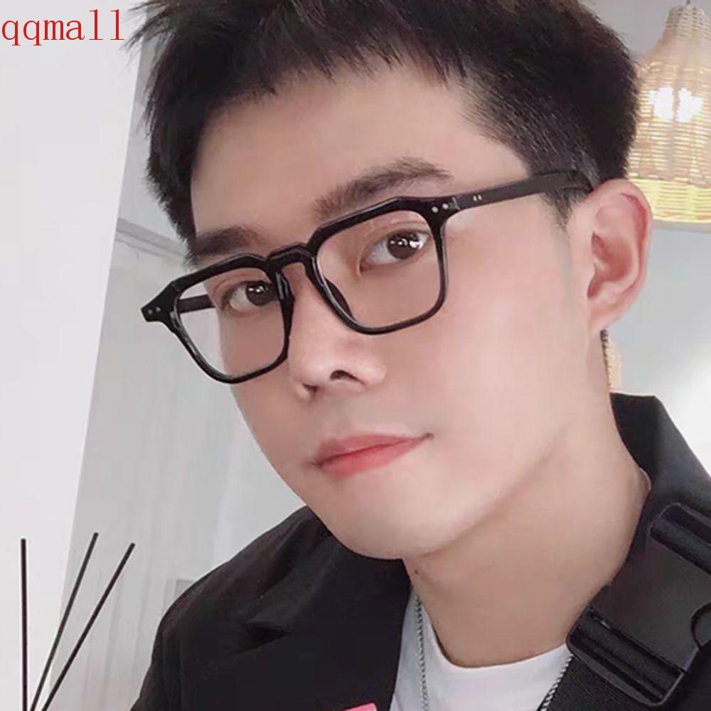 QQMALL Mắt Kính Đọc Sách Chống Bức Xạ Gọng Vuông Trong Suốt Phong Cách Cổ Điển Dành Cho Nam Nữ