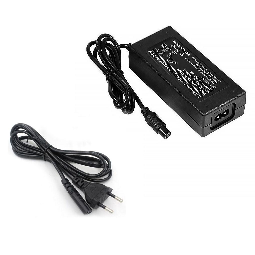 Bộ Sạc Pin Nhanh 42V 1 5A AC Phích Cắm EU Thông Dụng Cho Xe Điện