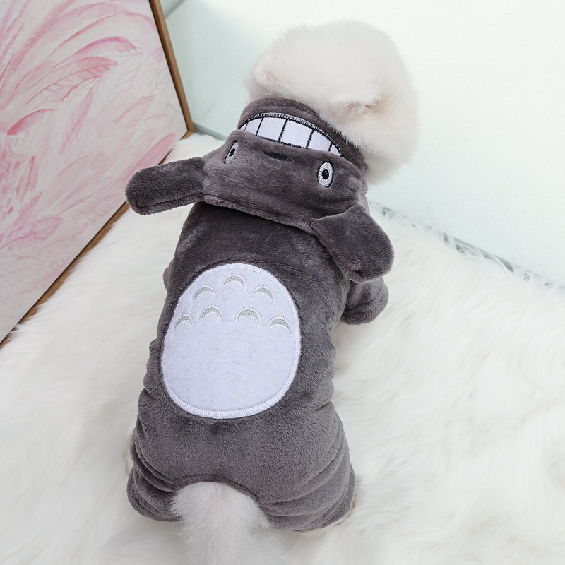 Trang Phục Họa Tiết Rồng Dễ Thương Thời Trang Thu Đông Cho Thú Cưng