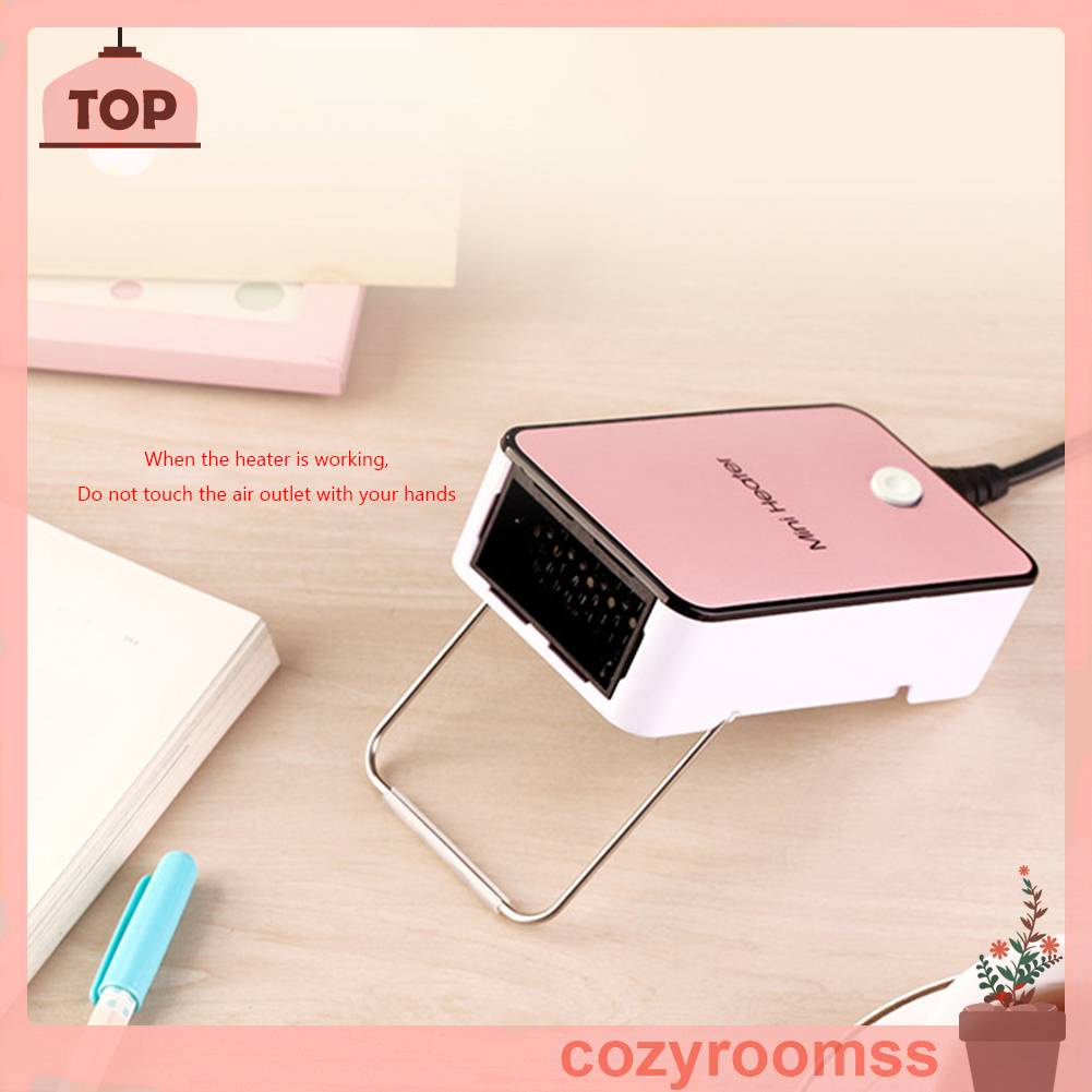 Máy Sưởi Để Bàn Không Trượt Có Giá Đỡ 50W Nhỏ Gọn Cho Mùa Đông