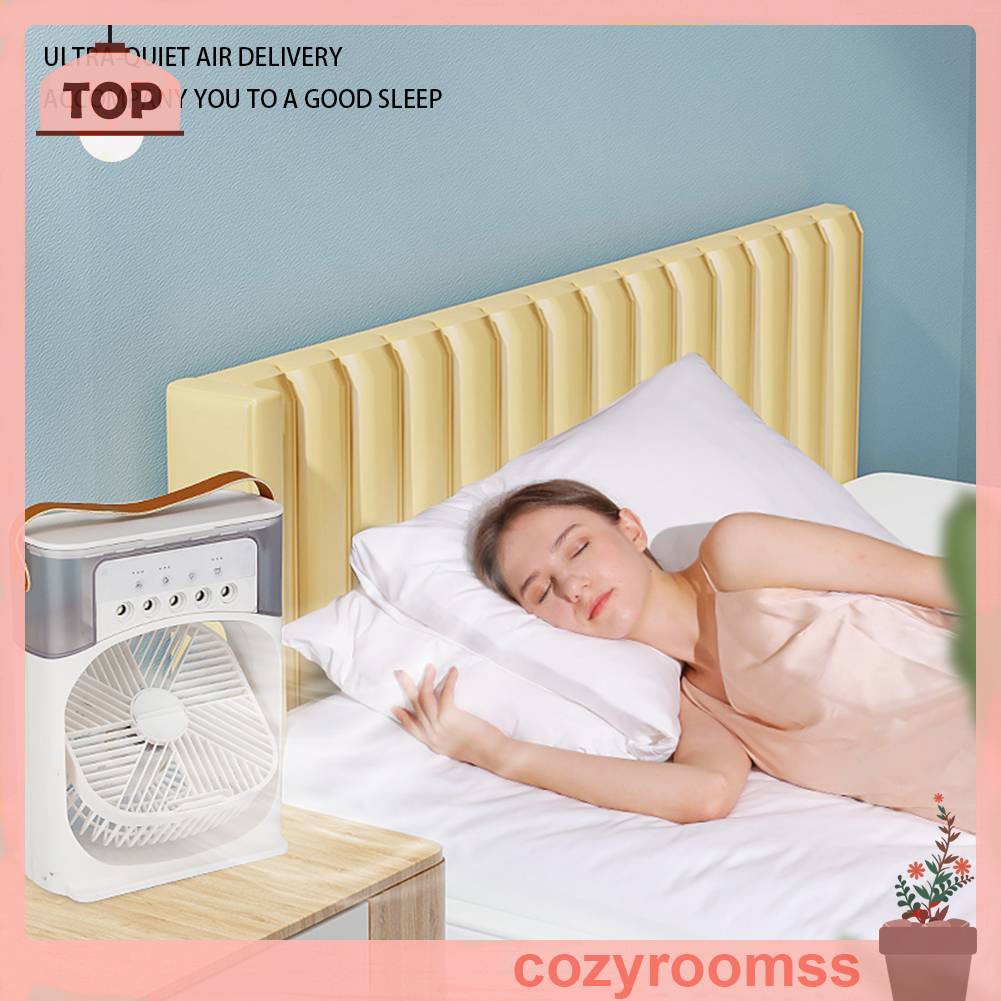 Quạt Điện USB Làm Mát Tạo Độ Ẩm Tiếng Ồn Thấp Để Bàn