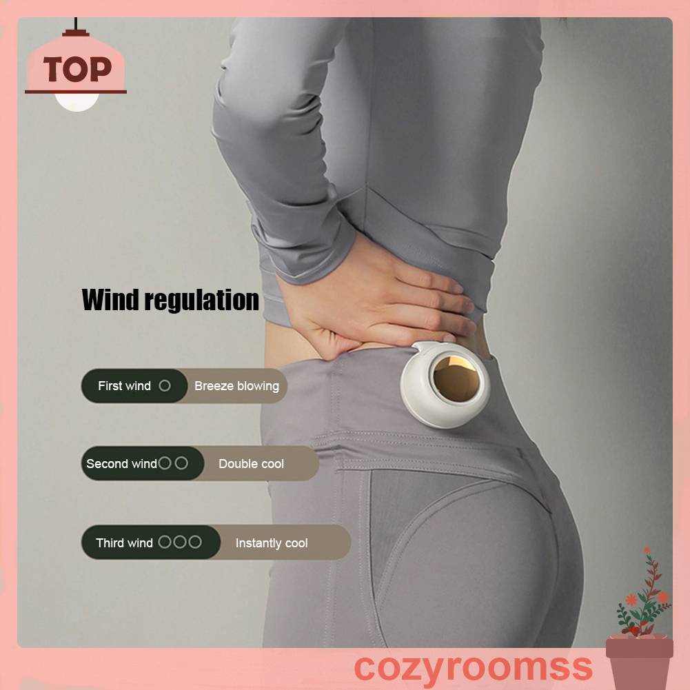 Quạt Điện Làm Mát Di Động 3 Tốc Độ 900Mah Dạng Kẹp Cho Hoạt Động Thể Thao Ngoà