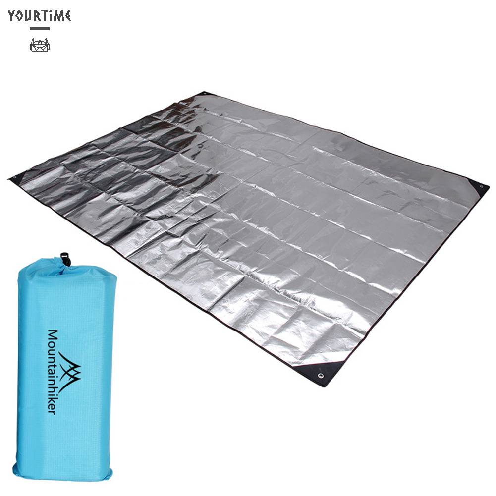 Thảm Trải Bãi Biển Bằng Lá Nhôm PE Đa Năng Có Thể Gấp Gọn