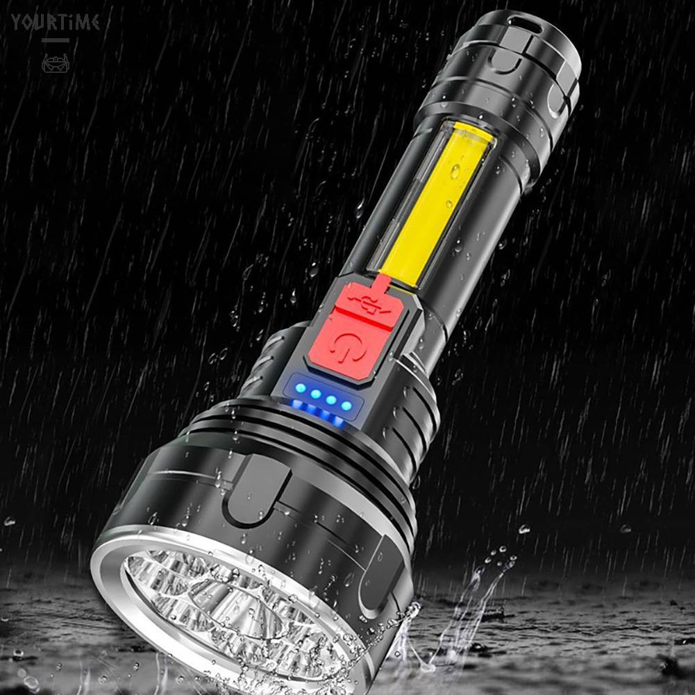 Đèn Pin LED 350LM COB 4 Chế Độ Sáng Tiện Dụng