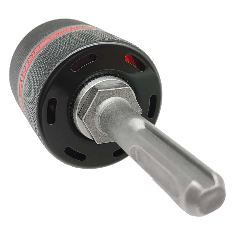 1 Bộ Ngàm Kẹp Mũi Khoan Không Khóa 1 / 2-20UNF Mount 1.5-13Mm Màu Đen Kèm Cờ Lê SDS-Plus 1 / 2Inch