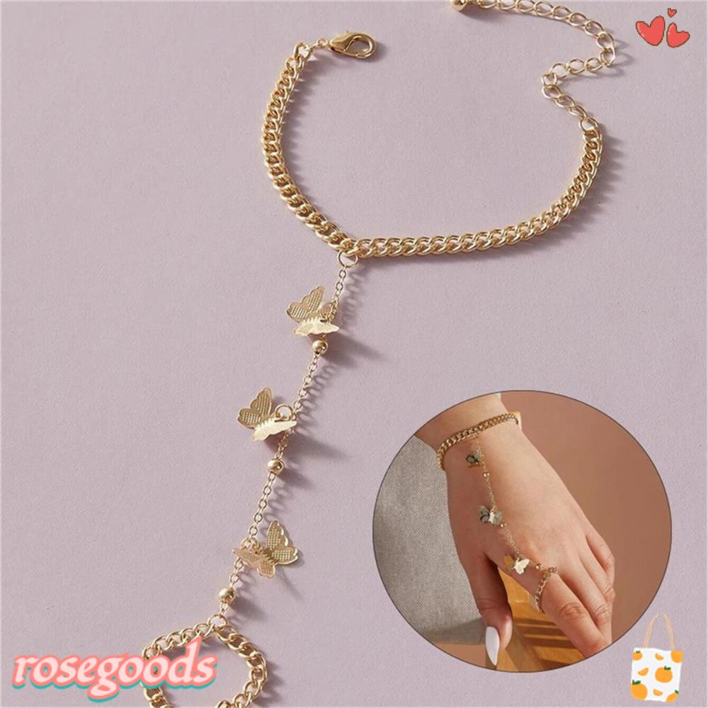 ROSE Vòng Tay Bạc Thời Trang