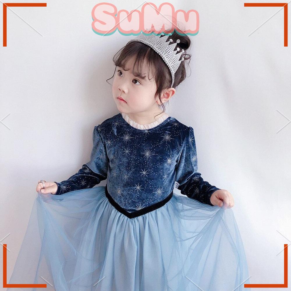 SUMU Băng Đô Cài Tóc Hình Vương Miện Cho Bé Gái