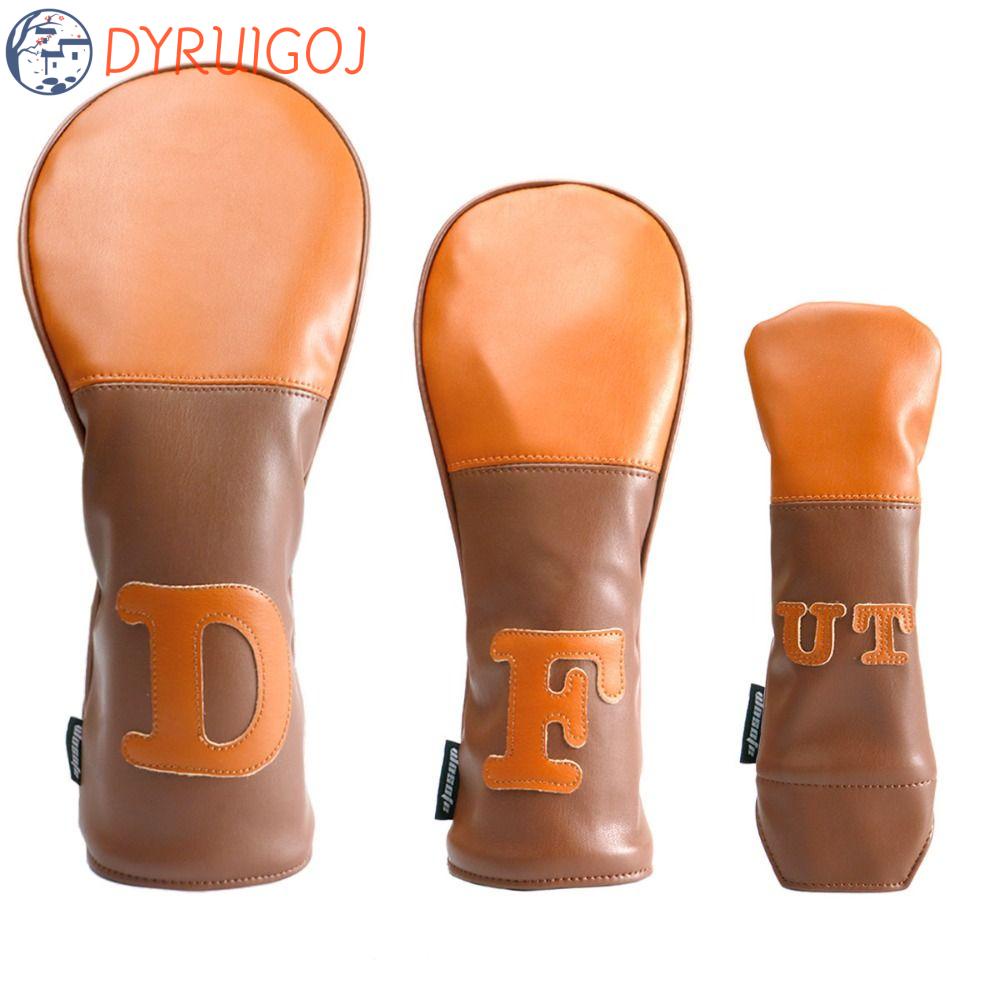 DYRUIDOJ Vỏ Bọc Đầu Gậy Đánh Golf Bằng Da PU Cao Cấp
