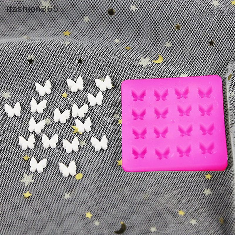 1 Khuôn Silicon Làm Mặt Dây Chuyền Thủ Công Hình Bướm Thời Trang ifashion365