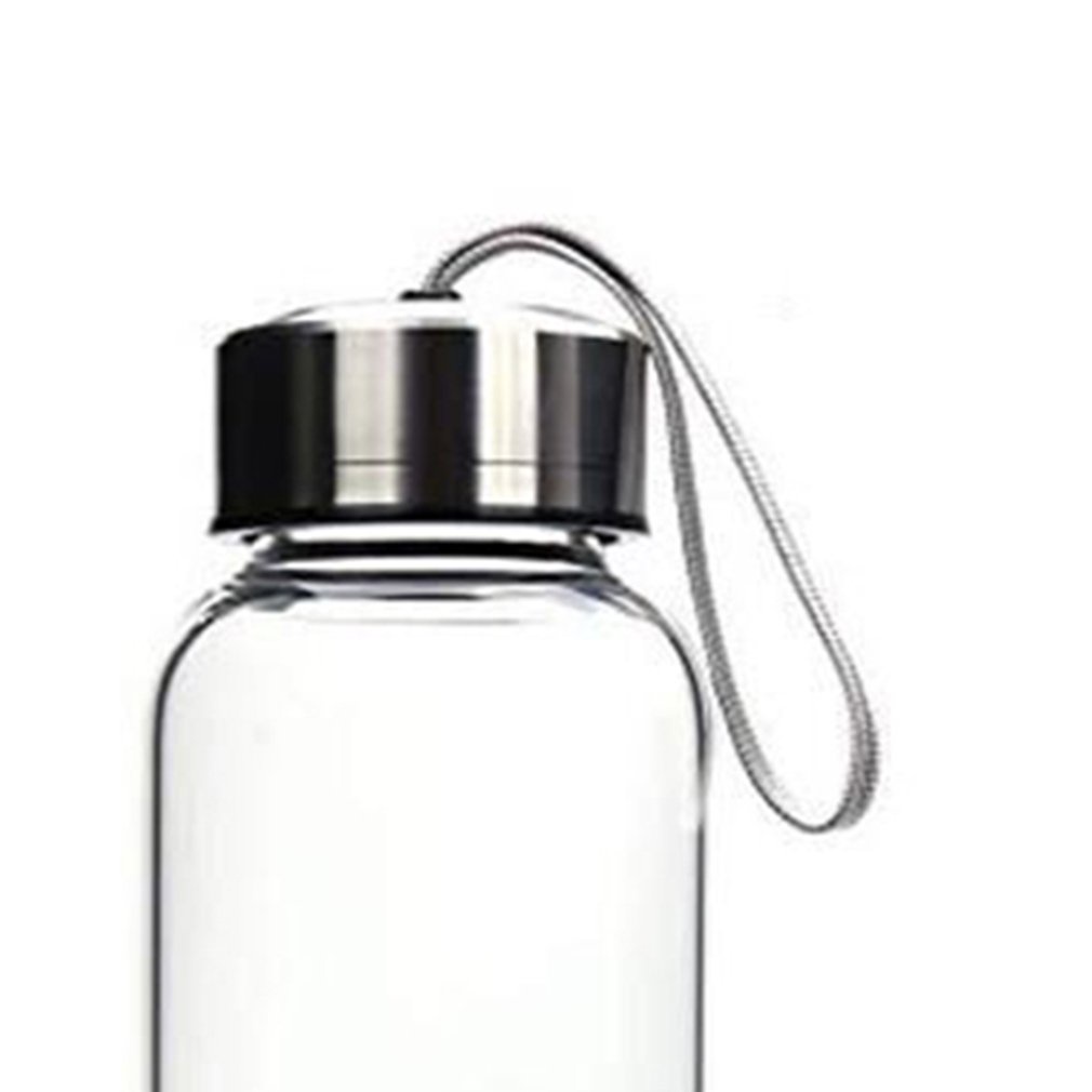 =Christmas=304 Stainless Steel Empty Cup Transparent Glass Outdoor Activities Bottle