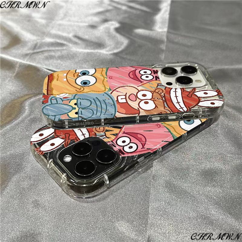 Ốp Điện Thoại Mềm Trong Suốt Hình Pai Daxing Dễ Thương Cho iPhone14promax 1312 / 11 7 / 8plus xr / sins BR1M