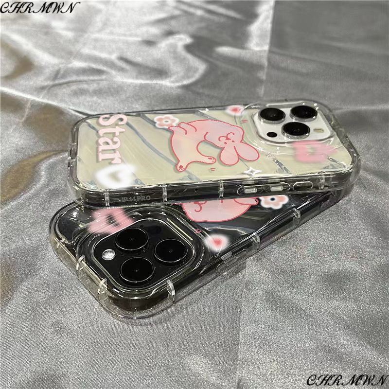 Ốp Điện Thoại Mềm Trong Suốt Hình Thỏ Dễ Thương Cho iPhone14promax 1312 / 11 7 / 8plus xr / sins O3H2
