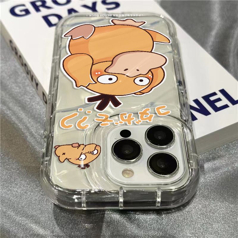 Ốp Điện Thoại Mềm Trong Suốt Họa Tiết Chú Vịt Vàng Dễ Thương Cho Iphone 14Promax 1312 / 11 7 / 8plus xr /ins 2W4I
