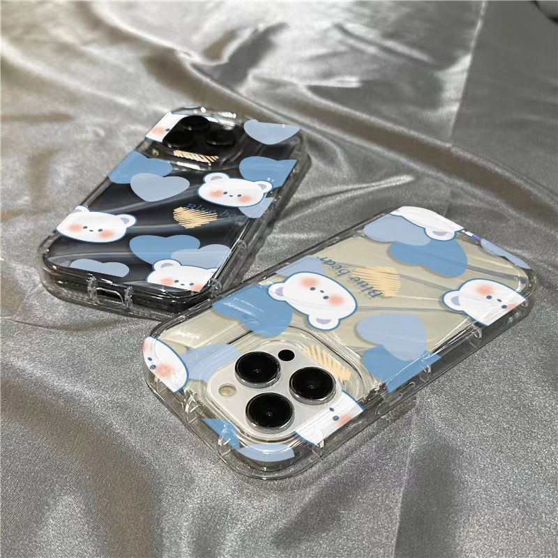 Ốp Điện Thoại Mềm Trong Suốt In Hình Gấu Nhỏ Dễ Thương Cho Iphone 11sins / little Bear 7 xr8 14Promax1312