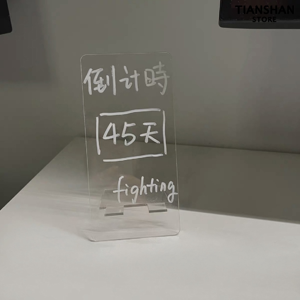 Tianshan Bảng Ghi Chú Bằng acrylic Trong Suốt Có Thể Xóa Được