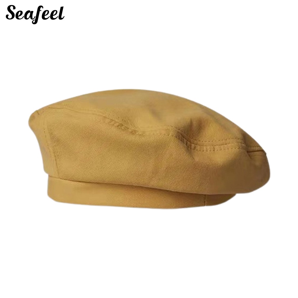 Nón Beret Màu Sắc Đơn Giản Nhẹ Nhàng Thoáng Khí Phong Cách Cổ Điển Dành Cho Nữ