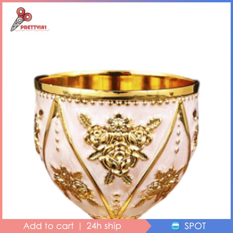 Cốc Uống Nước Mini 30ml Bằng Hợp Kim Phong Cách Châu Âu Cổ Điển