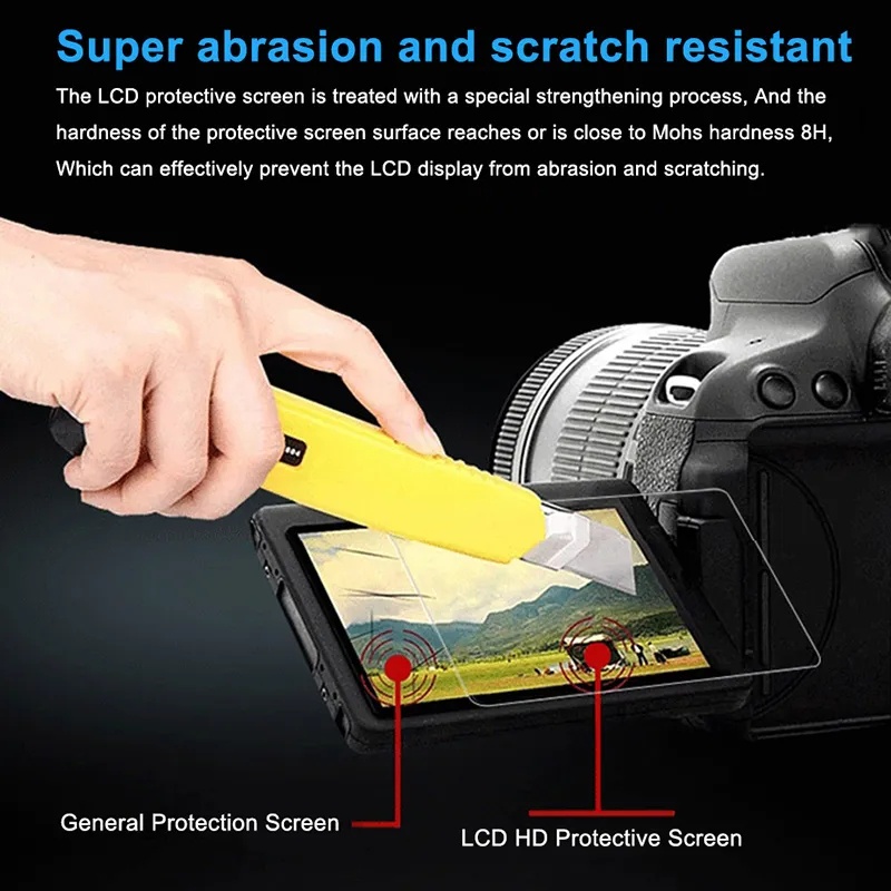 For Free Gift Kính Cường Lực HD Bảo Vệ Màn Hình Máy Ảnh Sony